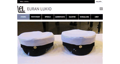 Desktop Screenshot of euranlukio.fi
